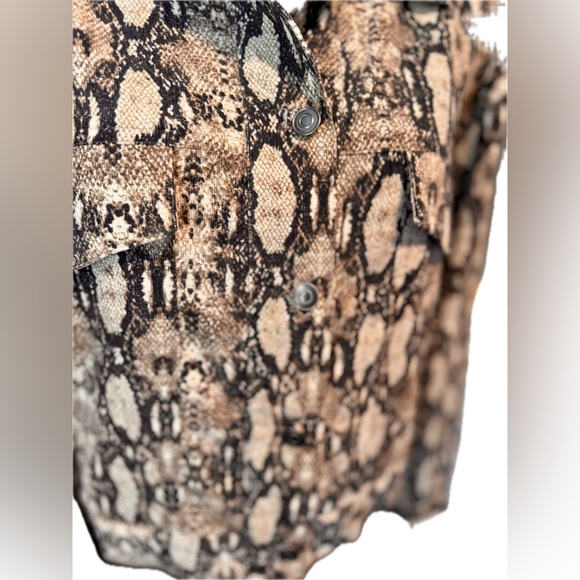 COZY Casual Python Jacket/ Size Large - Picture 3 of 7